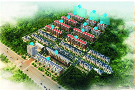 阳光河畔3室2厅1卫100㎡带车库